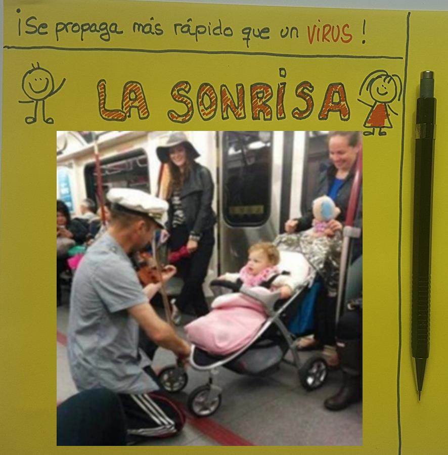 La sonrisa se propaga más rápido que cualquier&nbsp;virus