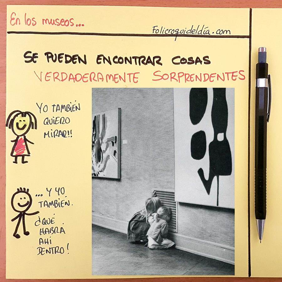 En los museos se pueden encontrar cosas sorprendentes…