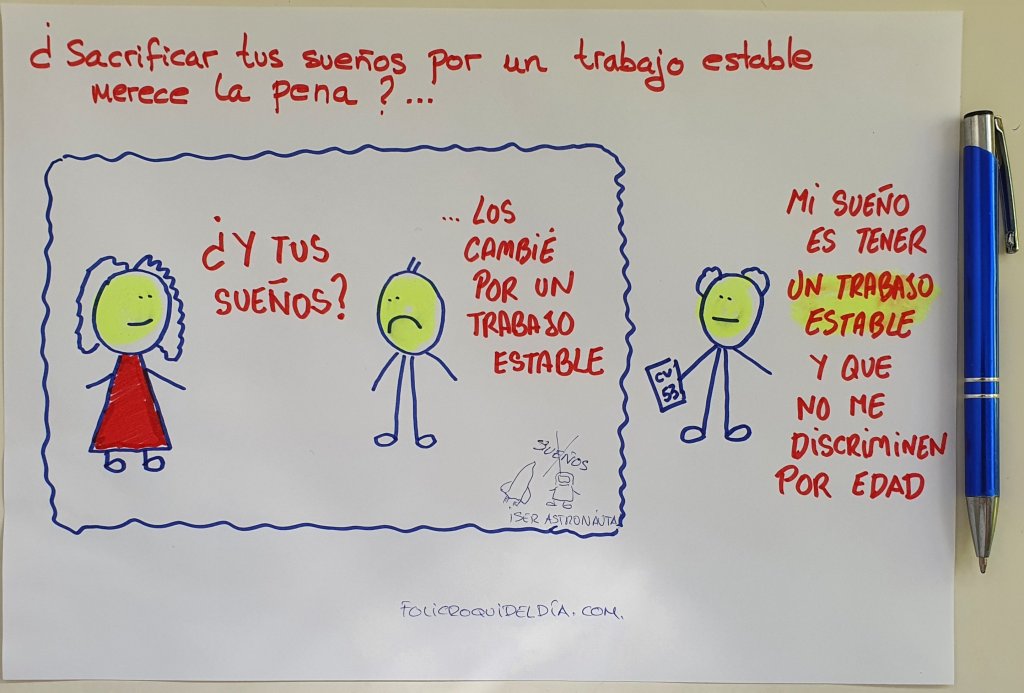 ¿Sacrificar tus sueños por un trabajo estable?
