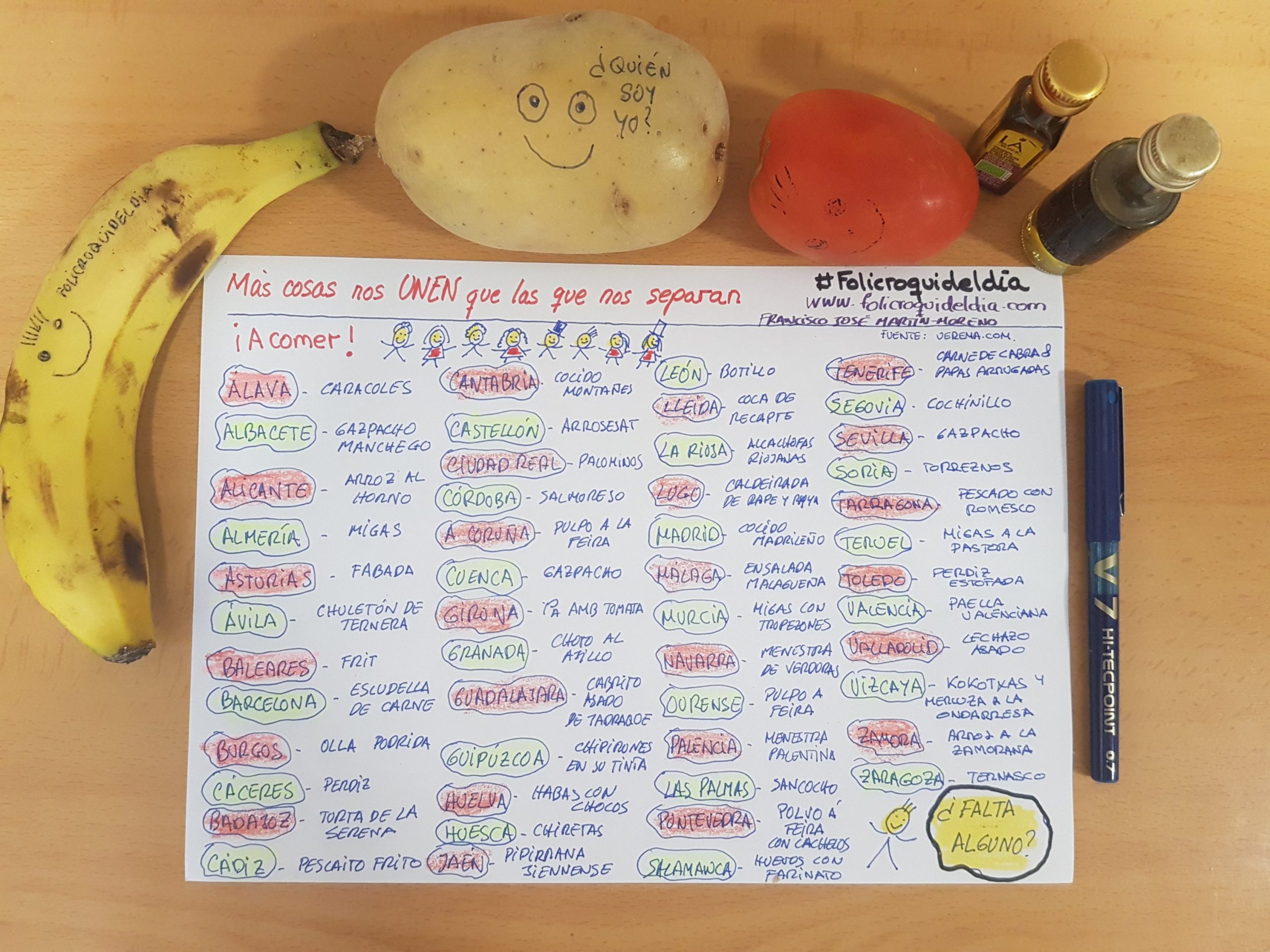 En España nos une más de lo que nos separa. Para ejemplo, la comida que podemos degustar en cada rincon de nuestro precioso país