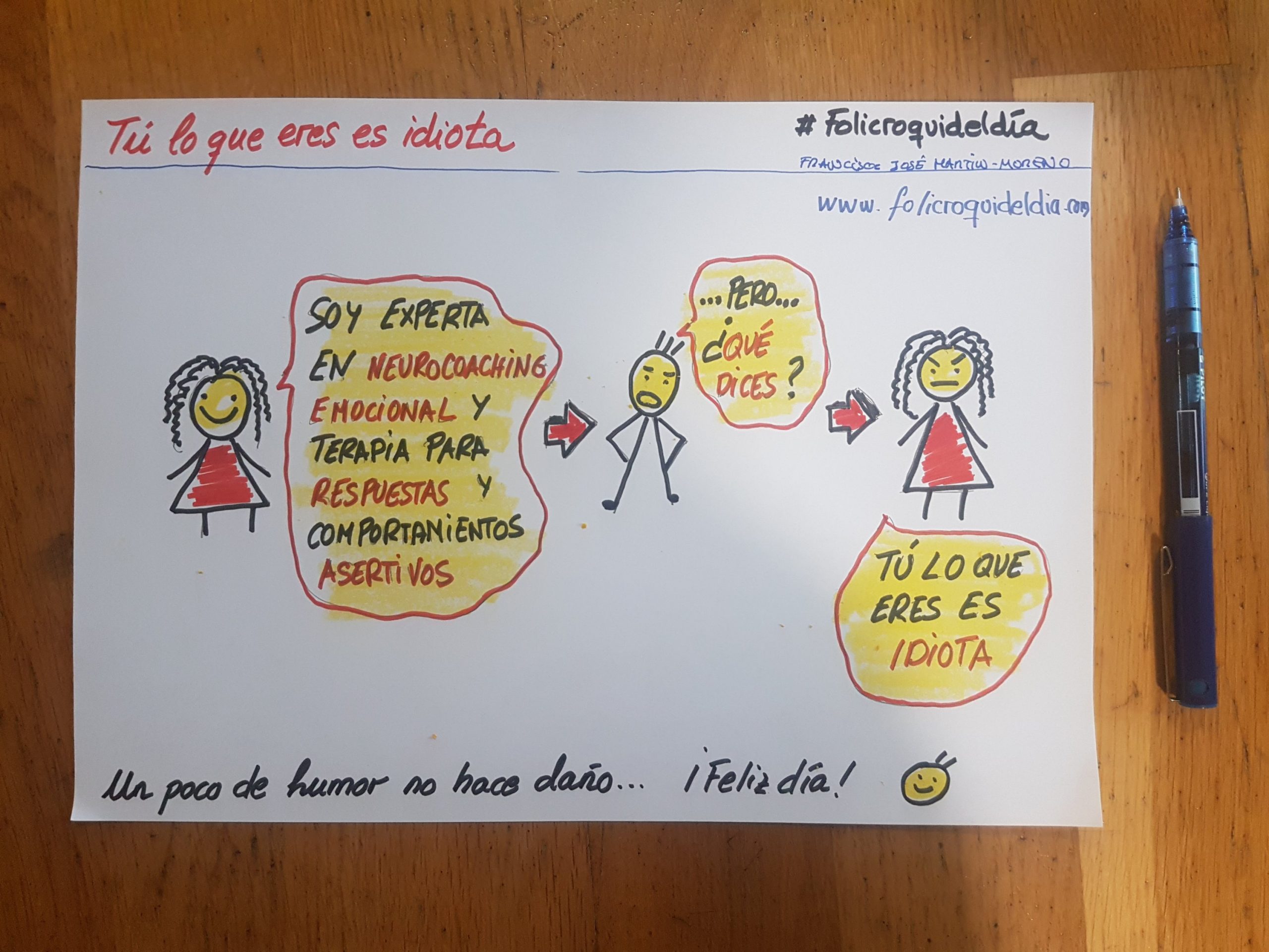 Tú lo que eres es idiota. Hay veces que predicamos una forma de actuar y cuando experimentamos en nuestra vida hacemos lo contrario.