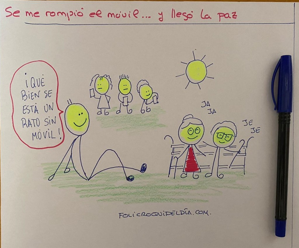 Se me rompió el móvil…y llegó la paz&nbsp;temporal