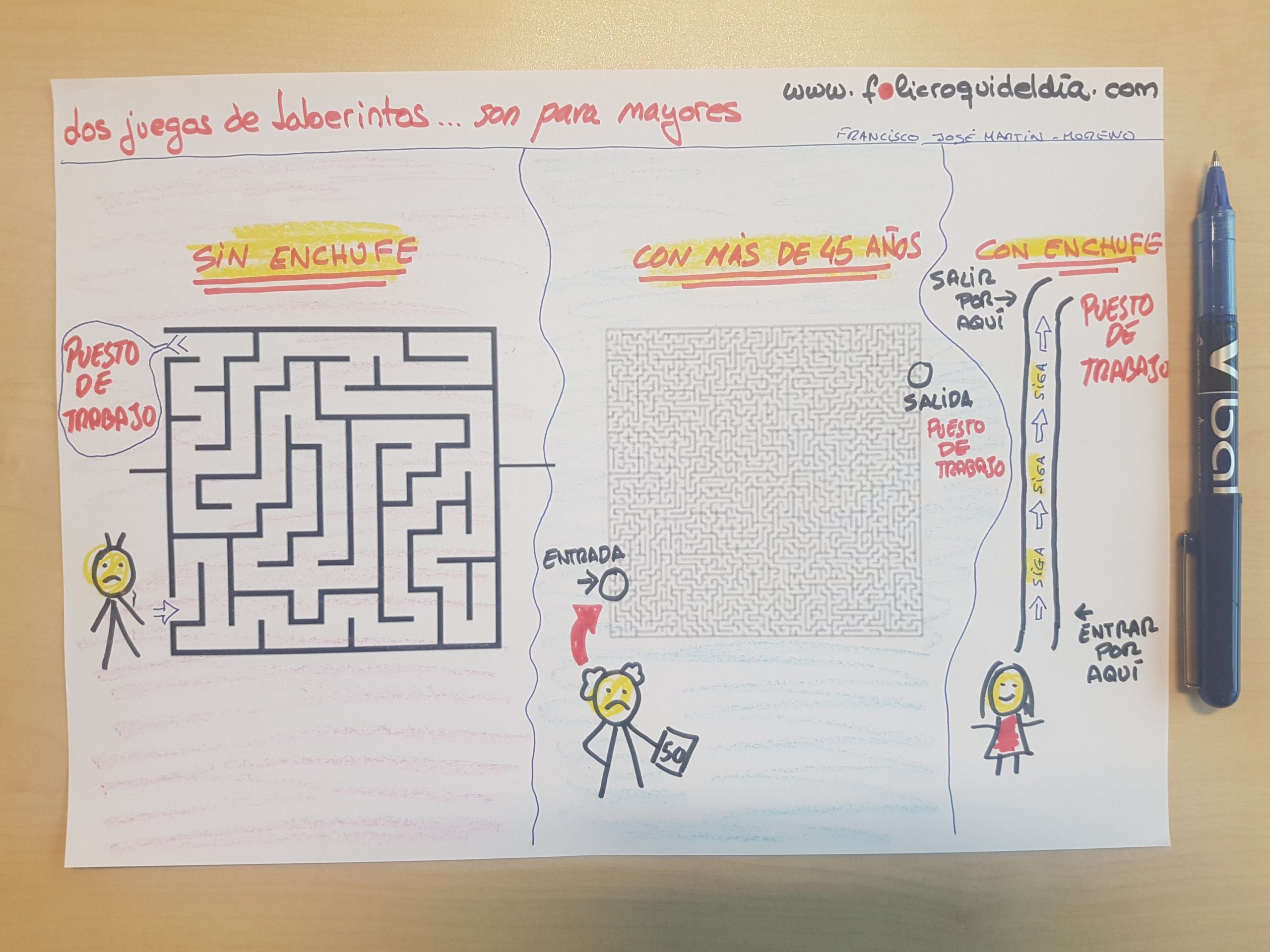 Tener enchufes te soluciona la vida. En el mercado laboralse ha convertido en algo imprescindible para encontrar trabajo a partir de los 45 años