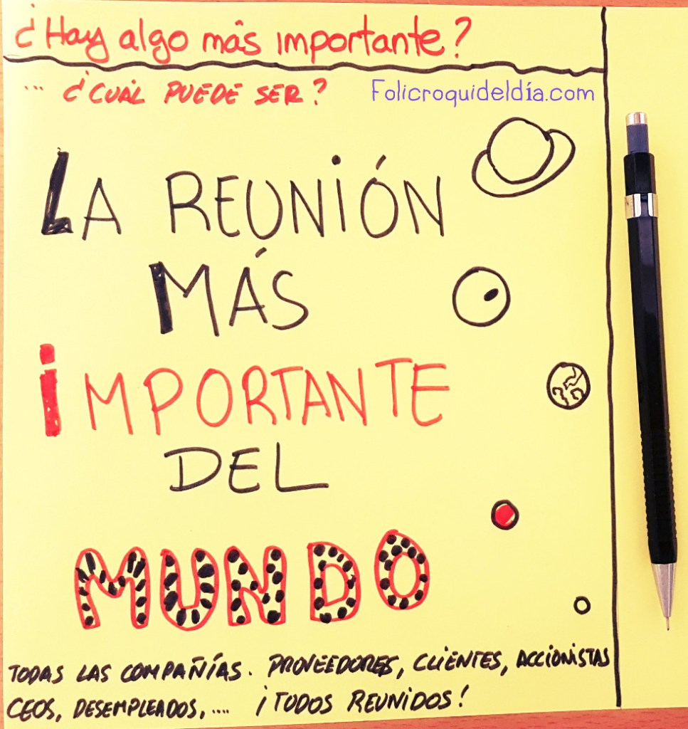 La reunión más importante del mundo. Es aquella en la que vemos a nuestros hijos actuar en la vida. Dejamos atrás los egos y las apariencias.