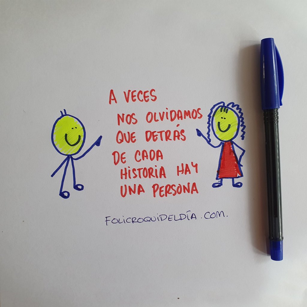 A veces nos olvidamos