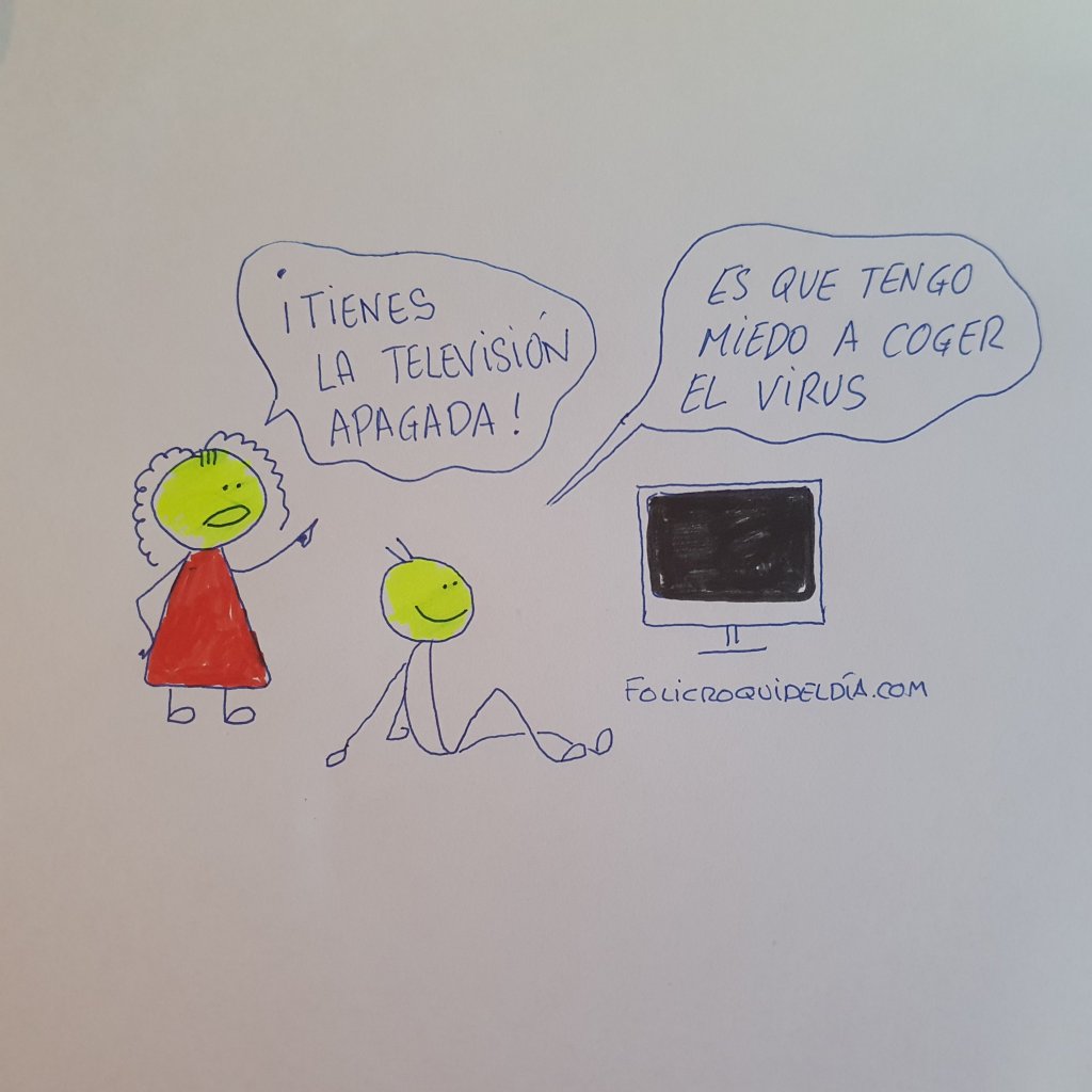 Si enciendo la tele me contagio del&nbsp;virus