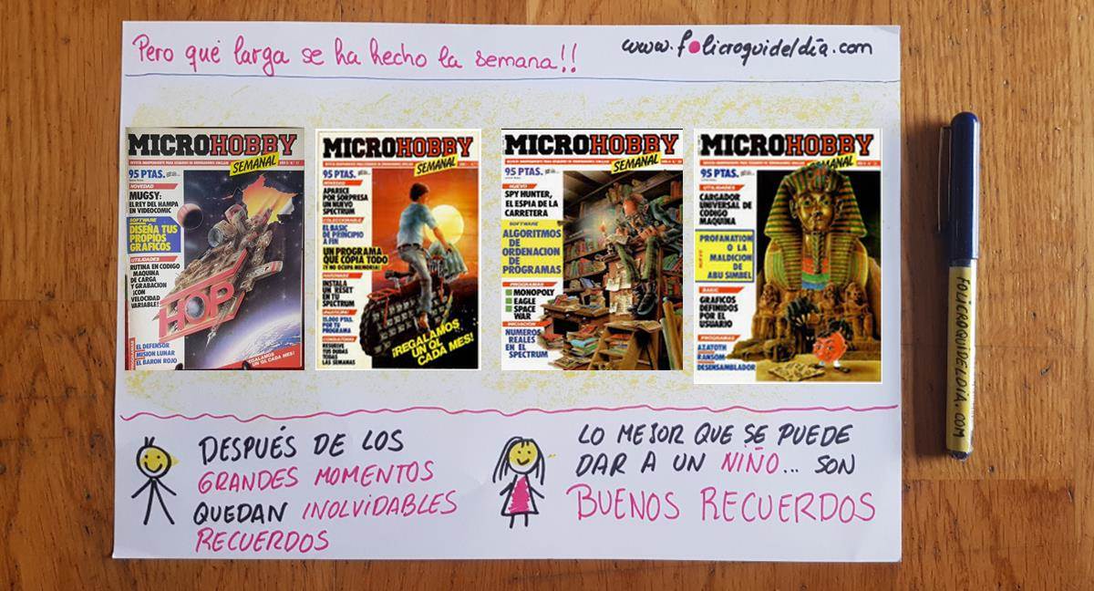 Revista Microhobby y el Spectrum 48K... ¡Qué grandes recuerdos!. Después de momentos inolvidables quedan los grandes recuerdos. 