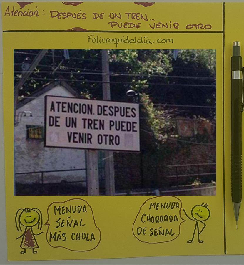Atención: Después de un tren puede venir&nbsp;otro…