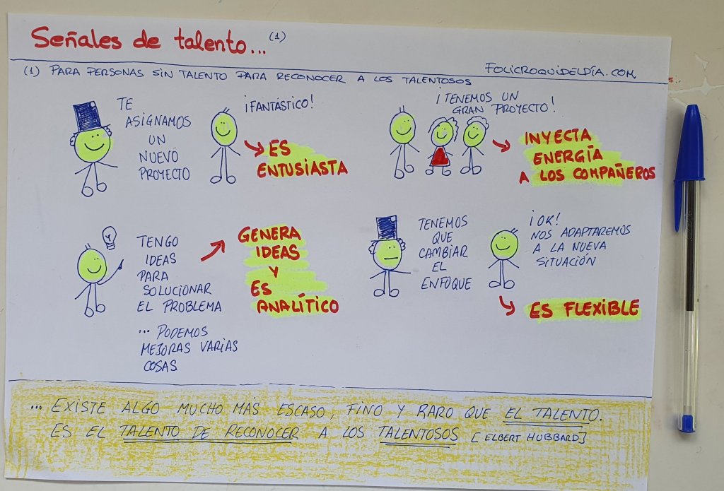 Señales de talento…