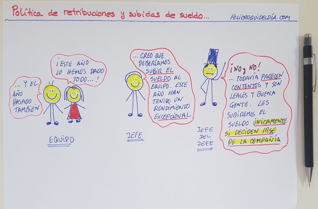 Política de subidas de sueldos y&nbsp;retribuciones