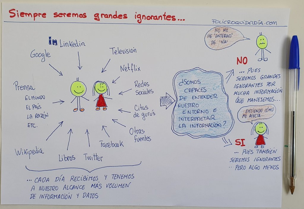 Siempre seremos grandes ignorantes…