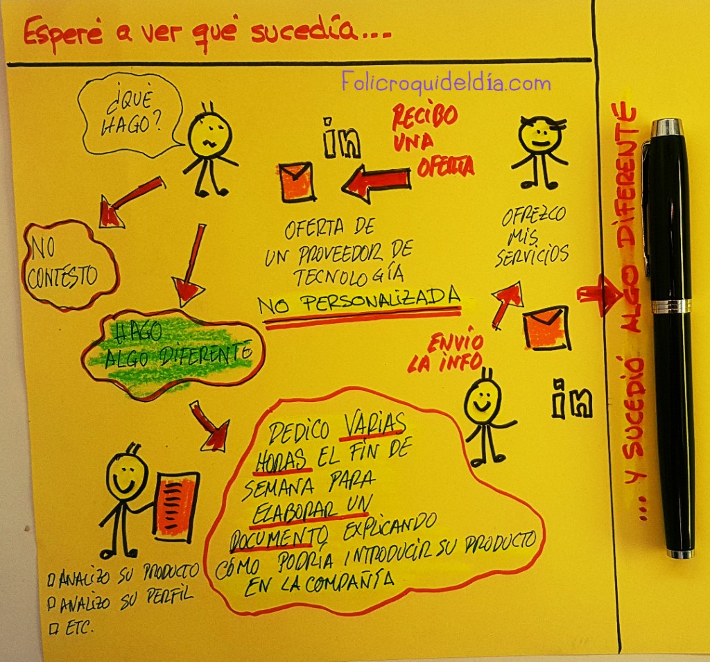 Y sucedió algo diferente…