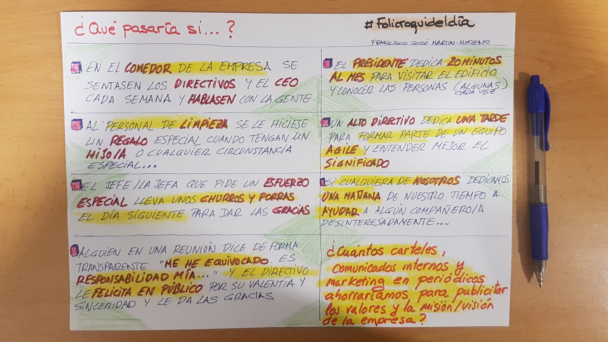 ¿Qué pasaría si todos nos preocupasemos por los demás?. En la empresa, en casa, con los amigos. Posiblemente haríamos un mundo más humano.