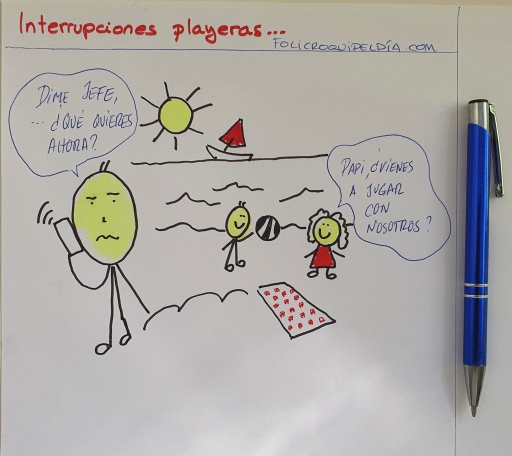 Interrupciones playeras…