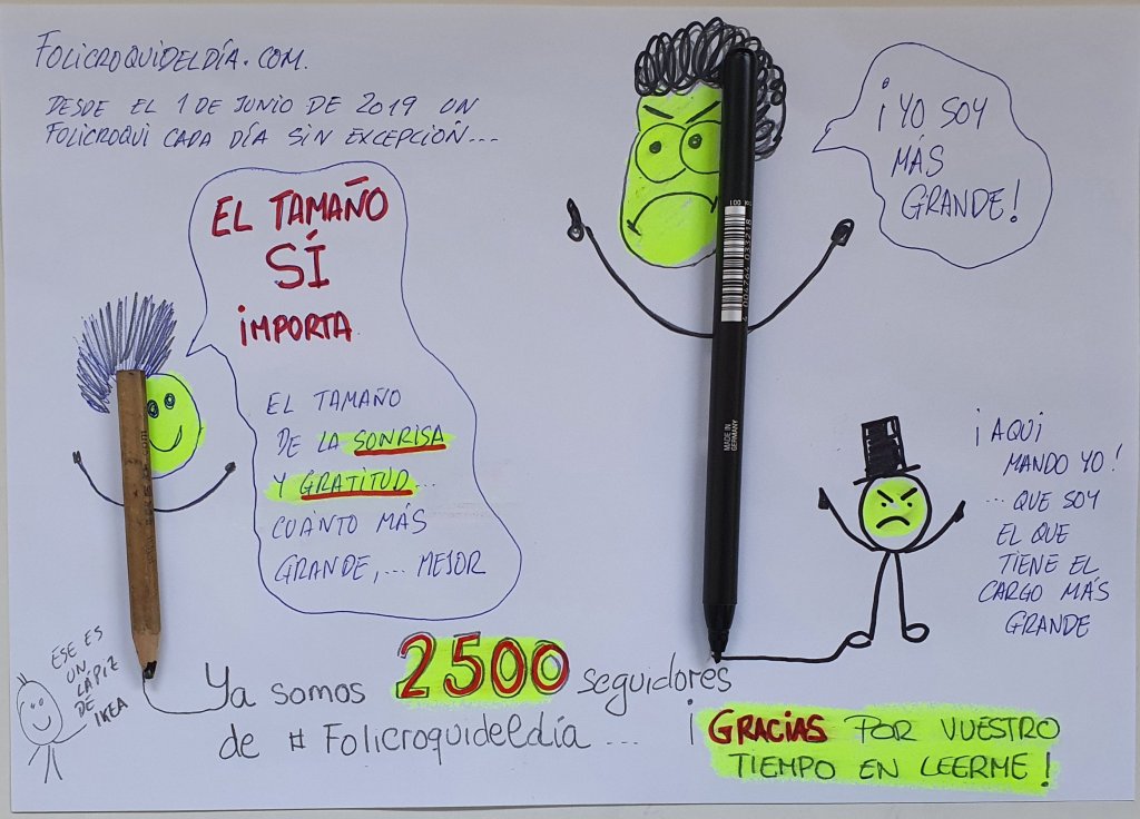 ¡Ya somos 2500 seguidores de Folicroquideldía! Gracias!!