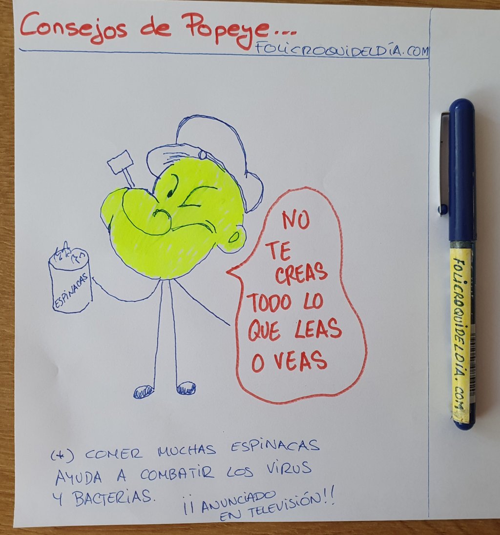 Consejos de Popeye…