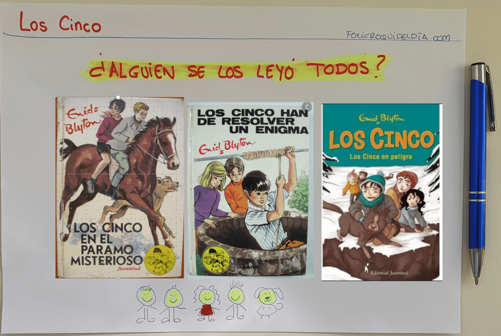 ¿Alguien se leyó todos los libros de Los&nbsp;Cinco?…