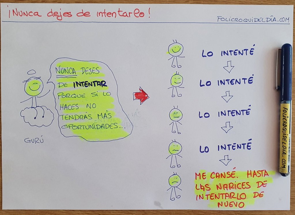 ¡Nunca dejes de&nbsp;intentarlo!