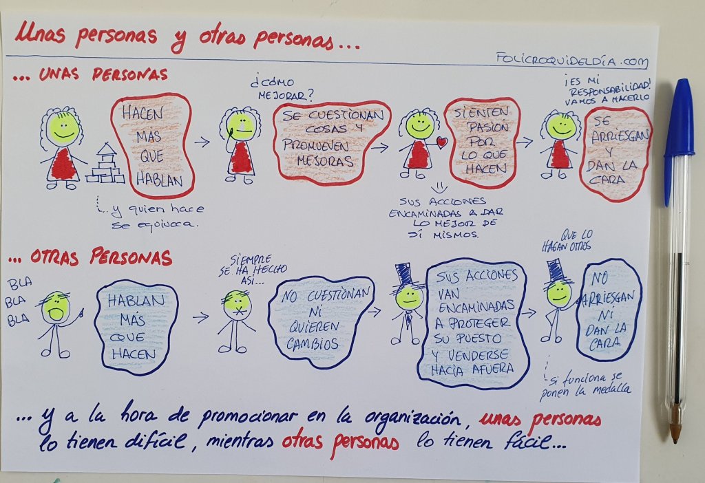 Unas personas y otras&nbsp;personas…