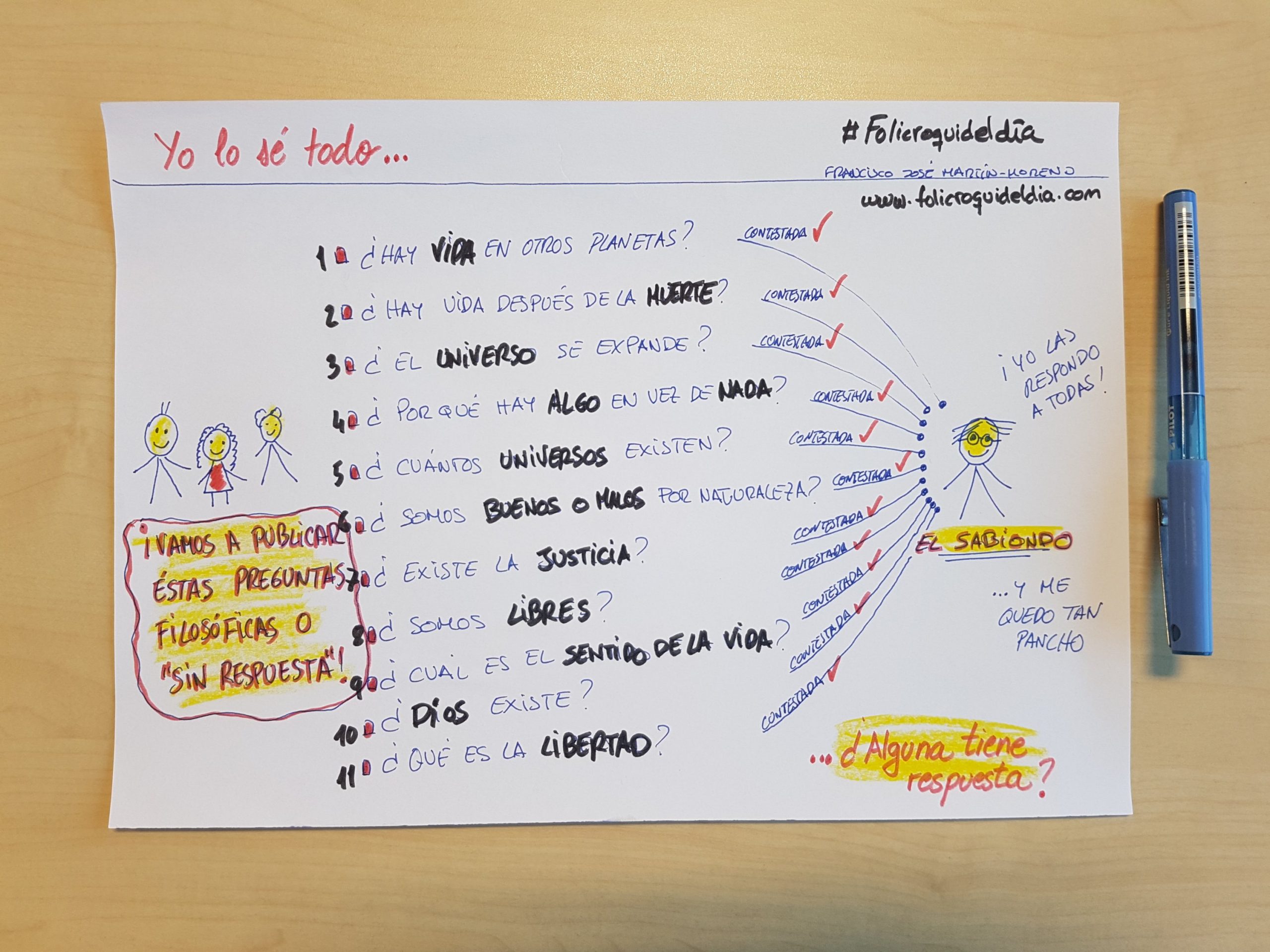 Los pedantes y los sabelotodos. Hay personas que lo saben todo, responden a todo, tienen respuesta para todo, es imposible que reconozcan que no saben nada
