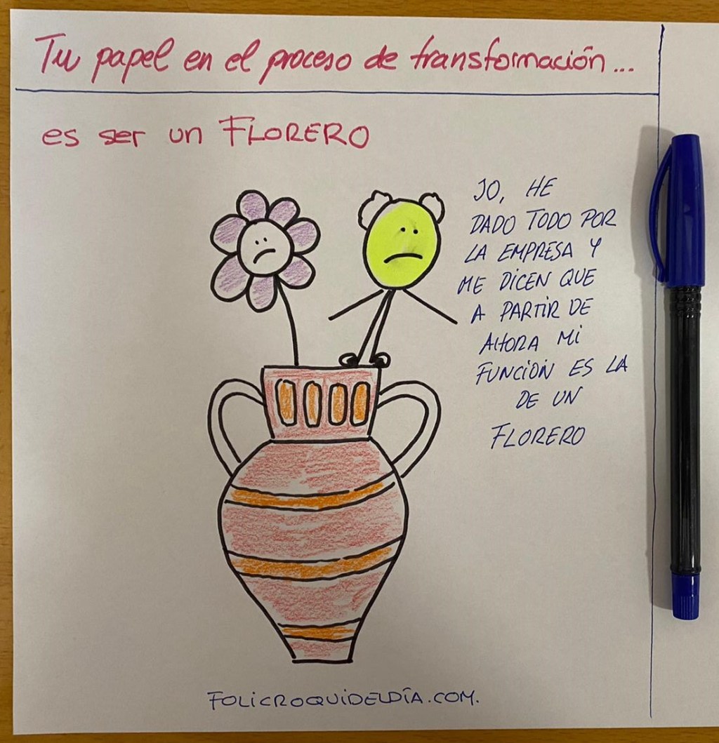Mi función en la empresa es ser un&nbsp;«florero»